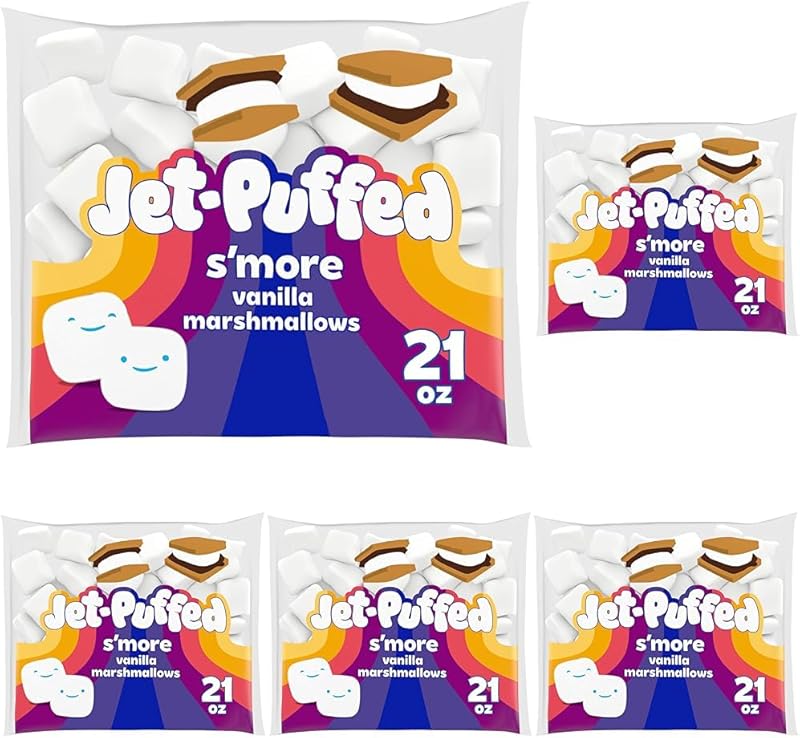 Jet Puffed Smore Vanilla Marshmallows Pack of 5